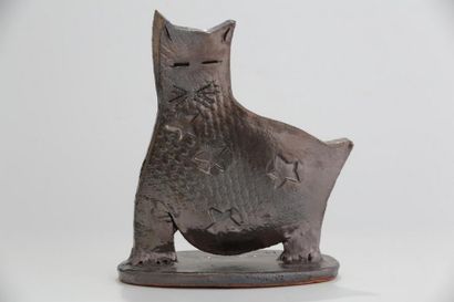 null Jean Paul van LITH (1940)

Chat noir, 2014

Céramique et émail à lustre métallique

Signée

32...