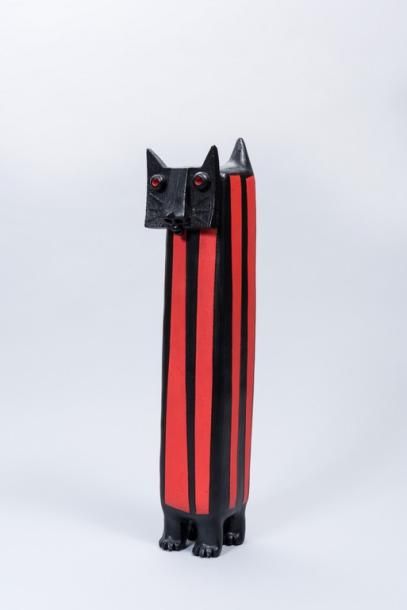 null André ALETH MASSON (1919 - 2009)

Sculpture Chat 

Céramique émaillée noire...