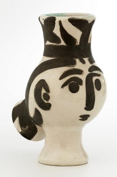 null Pablo PICASSO (1881-1973) & MADOURA

Vase Chouette femme, 1951

Terre de faïence...
