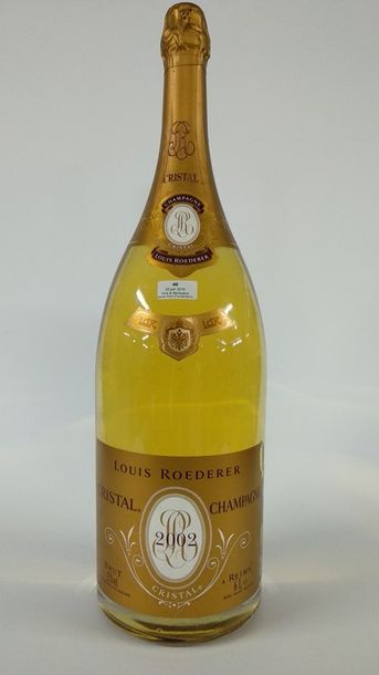 null 1 MATHUSALEM Champagne "Cristal" Louis ROEDERER 2002

600 cl

BE (étiquettes...
