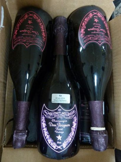 null 6 BOUTEILLES Champagne Rosé Luminous "Dom Pérignon" MOËT & CHANDON 2005

Etiquette...