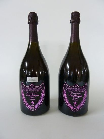 null 2 MAGNUMS Champagne Rosé Luminous "Dom Pérignon" MOËT & CHANDON 2005

Etiquette...