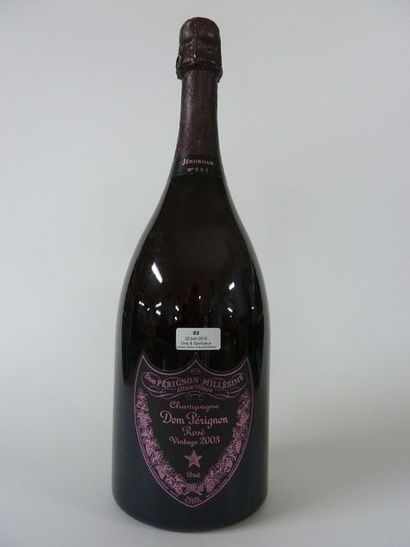 null 1 JEROBOAM Champagne Rosé "Dom Pérignon" MOËT & CHANDON 2003

Numéroté 001

300...