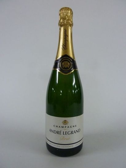 null 7 BOUTEILLES Champagne Brut André LEGRAND

BE (l'une avec étiquette déchirée)
Lot...