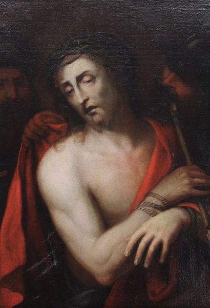 null ECOLE VÉNITIENNE du XVIIème Siècle

Christ aux épines

Huile sur toile

73 x...