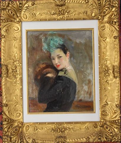 null Cyprien Eugène BOULET (1877-1927)

Elegante au manchon de fourrure et chapeau...