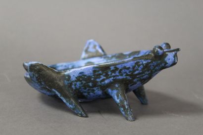 null Jacques BLIN (1920-1995) - COUPE grenouille

Céramique émaillée à nuances bleues...