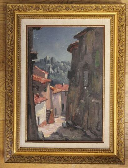null Emile WEGELIN (1875-1962)

Ruelle de village

Huile sur toile 

Non signée

35...