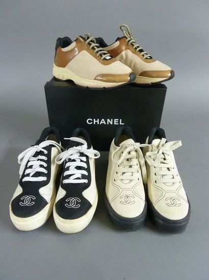 null CHANEL Sport Collection Croisière 1998

Lot composé de trois paires de chaussures...