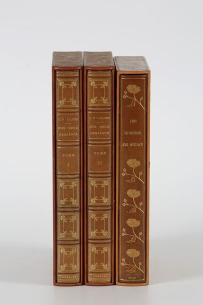 null Lot de 3 volumes :

a) TILLIER (Claude). Mon Oncle Benjamin. Nouvelle édition,...
