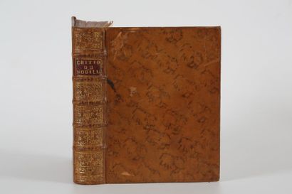 null "CRITIQUE DU NOBILIAIRE DE PROVENCE".

Manuscrit de la fin du XVIII° siècle,...