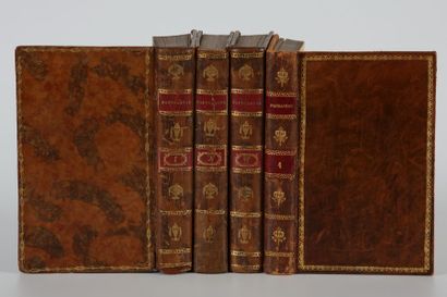 null PAUSANIAS. Voyage Historique de la Grèce.... Paris, Bastien, An II, 4 volumes...