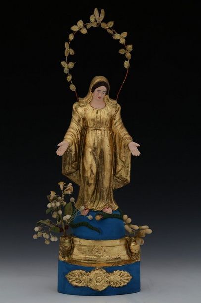 null SANTIBELLI 

Provence XIXème Siècle

VIERGE DE LA MISERICORDE ou VIERGE AU MANTEAU...