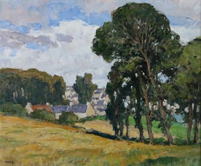 null Georges GOBO (San Francisco 1876 - Rezé 1958)

Les grands arbres, Bretagne

Huile...