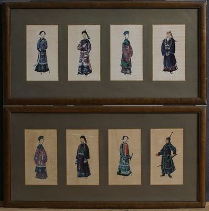null CHINE, CANTON - Fin du XIXème Siècle

Etudes de costumes traditionnels

Huit...