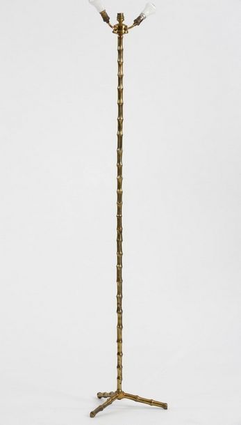 null Maison BAGUES

LAMPADAIRE DE SALON Bambou

Bronze doré

H. 152 cm
