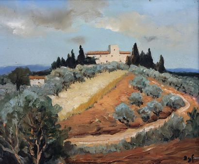 null Marcel DYF (1899-1985)

Paysage provençal, 1960

Huile sur toile

Signée en...