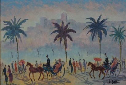 null Emmanuel BELLINI (1904-1989)

Cannes à la Belle Epoque

Huile sur toile

Signée...
