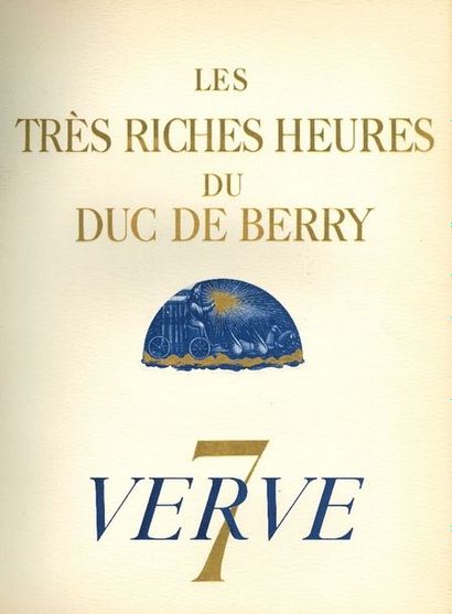 null VERVE, Paris, Revue Artistique et Littéraire, 1940 à 1948. TROIS VOLUMES brochés...