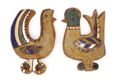 null LES ARGONAUTES (XX)

Couple d'oiseaux bas-relief

Céramique, émaux polychromes...