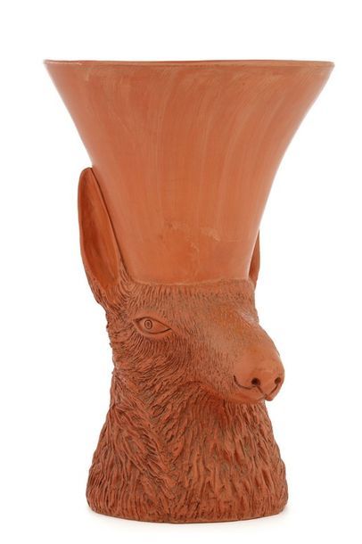 null Jean MARAIS (1913-1998)

Grand vase tête de chien 

Céramique 

Signé

H. 43...