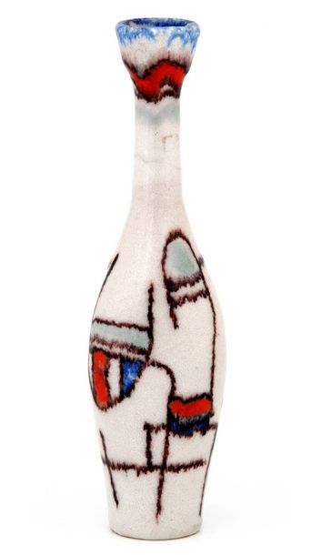 null Guido GAMBONE (1909-1969)

Vase bouteille 

Céramique émaillée polychrome 

Signé

H....