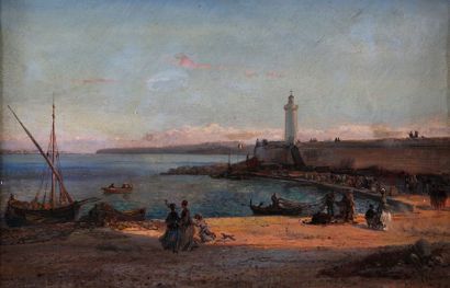null Pierre Tetar VAN ELVEN (Molenbeek 1828 - Milan 1908)

Le phare du port de Cannes...
