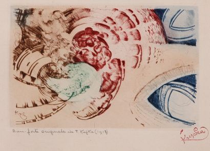 null Frantisek KUPKA (1871-1957)

Study of two color Fuga (1913)

Eau-forte 

Signée...