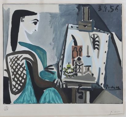 null d'après Pablo PICASSO (1881-1973)

Femme dans l'atelier

Procédé d'impression...