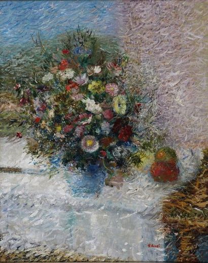 null Georges ACZEL (XXème Siècle)

Nature morte au vase de fleurs

Huile sur toile

Signée...