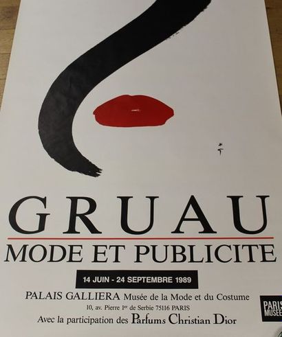 null D'après René GRUAU (1909-2004)

ENSEMBLE DE 9 AFFICHES Modernes (Dior, Givenchy,...