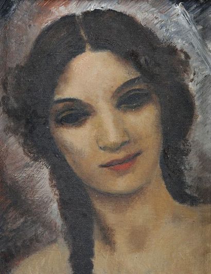 null Frantisek Zdenek EBERL (1887-1962)

Portrait de jeune fille 

Huile sur toile...