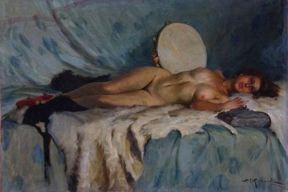 null Richard DURANDO TOGO (1910-?)

Nu allongé 

Huile sur toile signée en bas à...