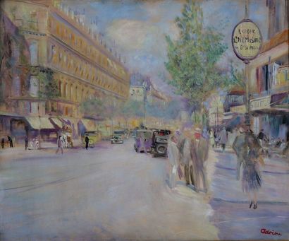 null Lucien ADRION (1889-1953)

Boulevard Saint-Michel à Paris

Huile sur toile 

Signée...