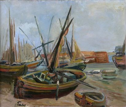 null Aizik Adolph FEDER (1886-1943)

Bateau de pêche

Huile sur toile

Signée en...
