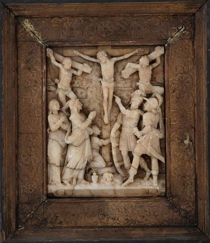 null Malines, Début du XVIIème Siècle

PLAQUE en albâtre sculpté en bas-relief avec...