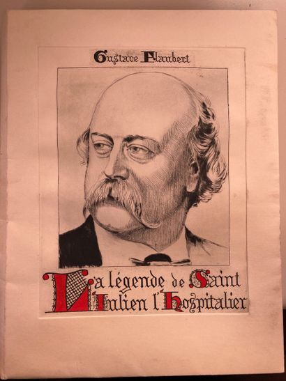  Gustave FLAUBERT .La Légende de Saint Julien l'Hospitalier. illustré par Léon C... Gazette Drouot