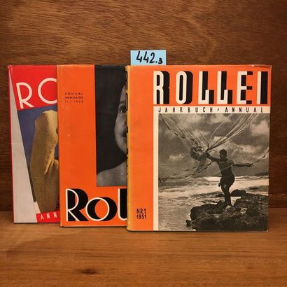 null ROLLEI. Annual. Edition 1951, 1952, 1953. Vienne, Paris, N.Y., Hammer, 1951-53,...