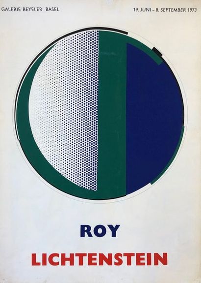LICHTENSTEIN (Roy). Affiche (1973). Sérigraphie en couleurs, éditée à l'occasion...