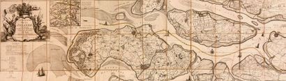 null DEZAUCHE (Jean-Claude). "Topographie de la Zélande en 9 feuilles" (1790). Gravure...