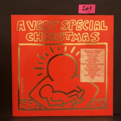 HARING (Keith). "A Very Special Christmas" (1987). Disque 33 tours sous pochette...