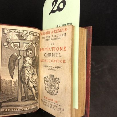 null THOMAS A KEMPIS. De Imitatione Christi, libri quatuor. Editio nova, figuris...