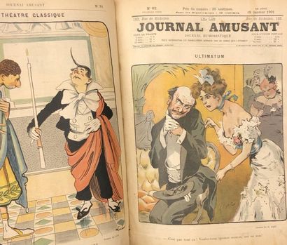 null "Journal amusant". Journal humoristique. P., mars 1900 - juin 1901 (du n° 38...