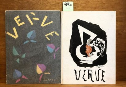"Verve". N° 27-28. P., déc.1952, 4°, cart. édit. créé spécialement par Georges Braque...
