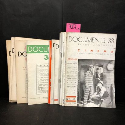 null Rare collection complète.- "Documents 33". N° 1 à 8.- "Documents 34". N° 9 et...