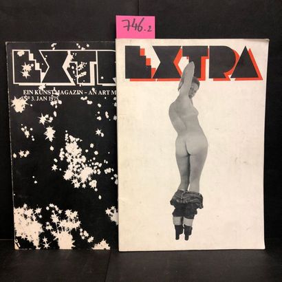 null "Extra". An Art Magazine. N° 1 et 3. Cologne, Werner Lippert, 1974, 2 fasc....