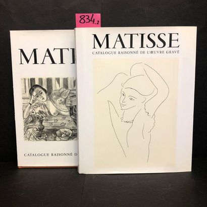 MATISSE.- DUTHUIT-MATISSE (M.) et DUTHUIT (C.). Henri Matisse. Catalogue raisonné...