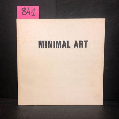null Minimal Art. Tentoonstelling. Haags Gemeentemuseum, 1968, 8° carré, br. (couv....