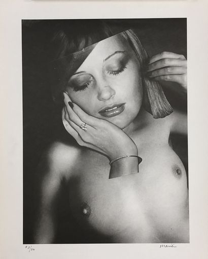 MARIËN (Marcel). "L'Autre" (1985). Photolithographie en noir sur papier, just. N...