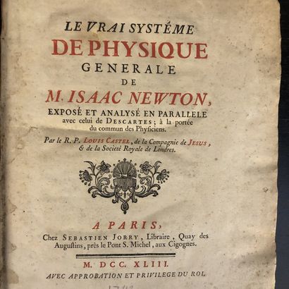 null 卡特尔（路易斯）：M.艾萨克-牛顿的普通物理学真体系，与笛卡尔的体系同时暴露和分析；在普通物理学家的范围内。P., chez Sébastien Jorry,...